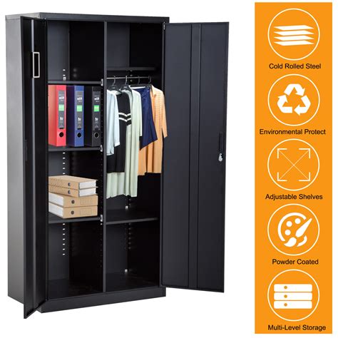 metal wardrobe cabinets for clothes